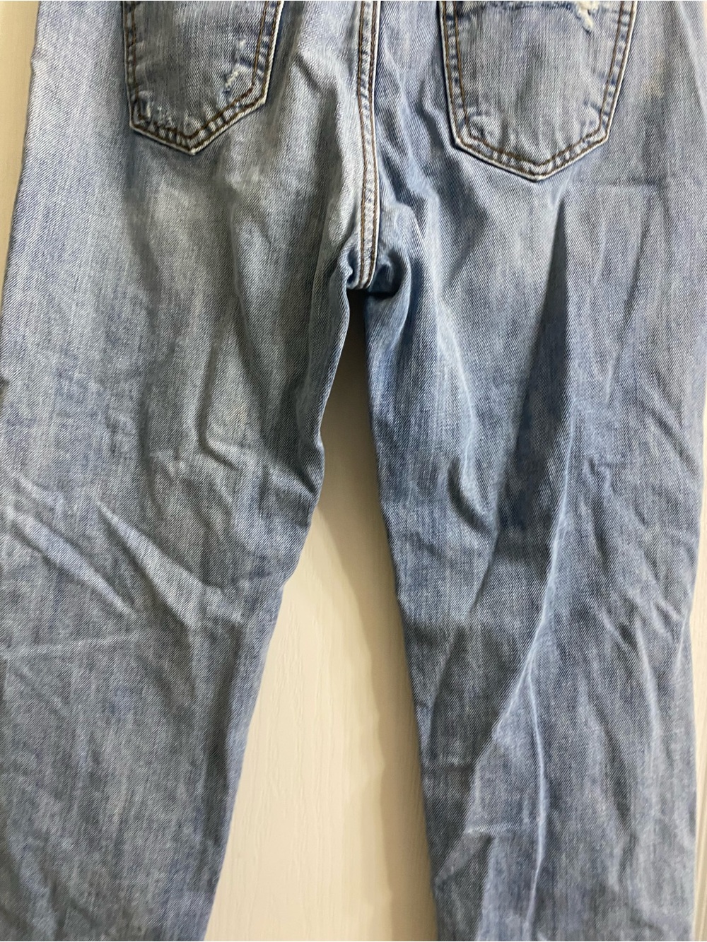 By Flow Korea Amber Jeweled Statement Distressed Ankle Y2K Whimsigoth Jeans Sz M - Picture 12 of 15